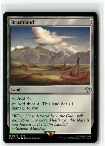 Brushland - Commander FINAL FANTASY MTG NM - Picture 1 of 2