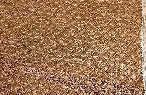 Vintage braun gesteppt Polsterstoff strukturiert Rautenmuster 52" x 1,5 Yard + - Bild 12 von 12