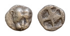 Cimmerian Bosporos Pantikapaion Hemiobol c. 470-460 Bc Facing Lion Quadripartite
