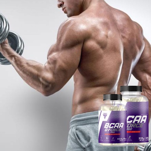 BCAA G-FORCE - 90-180 Caps- muscle regeneration support immune system sugar-free - Picture 4 of 10