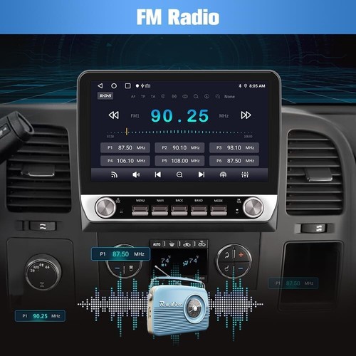 [2 GB+64 GB] Radio estéreo de coche Android 13 para Chevy Silverado 2007-2013 Tahoe 3882 - Imagen 3 de 7