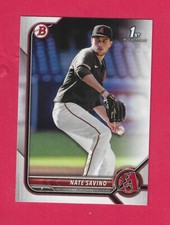 50 card lot of 2022 Bowman Draft #163 Nate Savino - Diamondbacks - 10 available