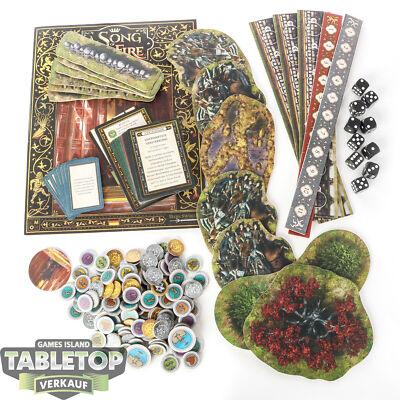 A Song of Ice & Fire - Rulebook, Siege, Mission, Objektive Cards, Diverse Tokens