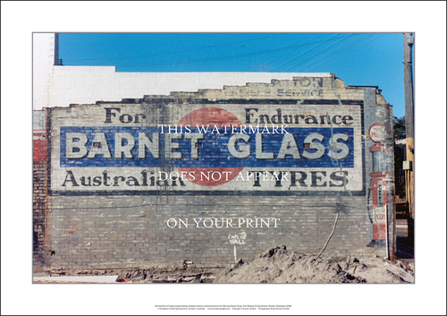 Barnet Glass Tyres Retro Sign A1 Art Print – Rosebery NSW – 84 x 59 cm Poster - 第 1/4 張圖片
