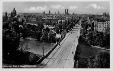 RPPC Postcard Antique Munich Maximilianstrasse Germany