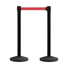 Crowd Control Warehouse CCW Series RBB-100 - Set of 2 Stanchions with