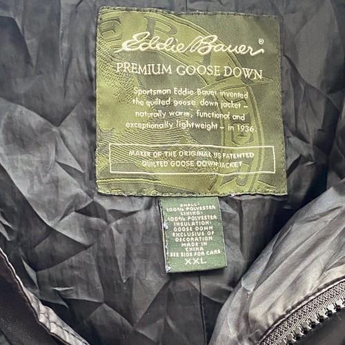 Eddie Bauer Vest Woman XXL Black Premium Goose Down Puffer Zip Pockets Gorpcore - Picture 8 of 13