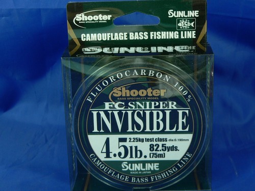 Fluorocarbon Sunline FC Sniper Invisible 75mt pesca spinning casting bass luccio - Foto 1 di 2