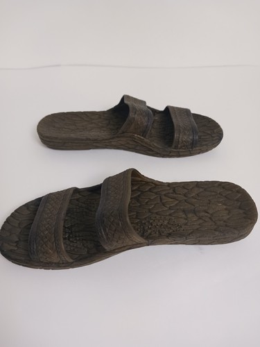 Pali Hawaii Brown Waterproof Slides Women Size 9 - Picture 7 of 10