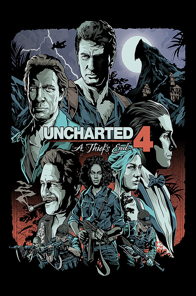 Uncharted Drake's Fortune PS4 PS3 XBOX ONE 360 POSTER MADE IN USA - NVG109