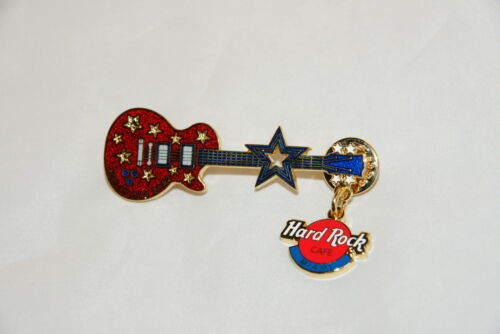 MIAMI 4TH OF JULY STAR GUITAR LIMITED EDITION HARD ROCK CAFE PIN