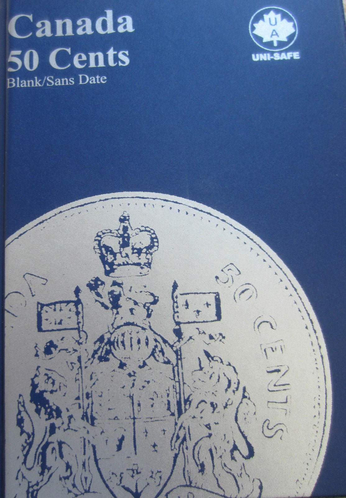 Complete Set of Canada Fifty Cents 1968-2017. 48 Half Dollar Coins UNI-SAFE Blue