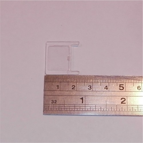 Corgi Toys 428 Mr Softee Van Clear Plastic Sliding Side Window - Picture 3 of 4