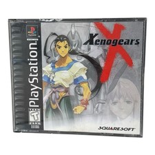 Xenogears (Sony PlayStation PS1, 1998) Black Label CIB Complete