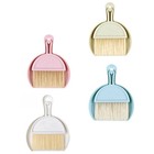  4 Sets of Portable Dustpan Set Multi-function Whisk Broom Hand Broom Set Home