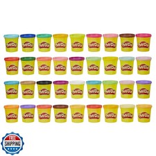 Play-Doh Modeling Compound 36-Pack Case of Colors, Non-Toxic, 3 Oz Cans of As