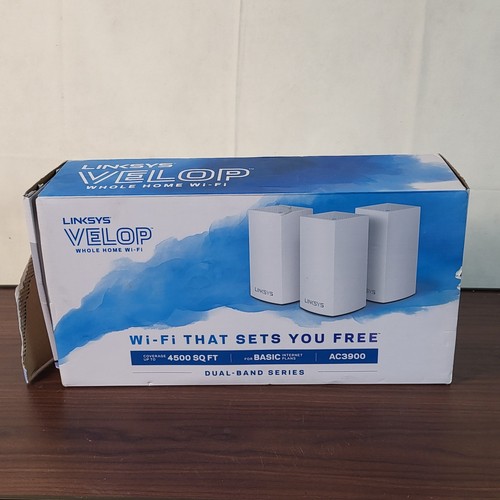 Linksys Velop Whole Home Wi-Fi AC3900 Wireless System - 3 Pieces - 4500 SQ Ft  - Picture 5 of 7