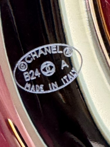 24A CHANEL  GOLD  PEARL  CRYSTAL CC LOGO XL JUMBO CLIP ON EARRINGS - Bild 7 von 14