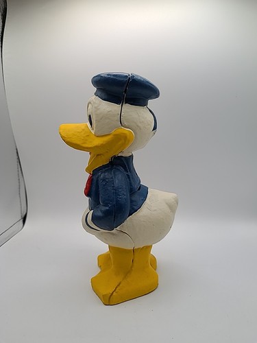 VTG Donald Duck Disney Cast Iron Piggy Bank Collectable Sailor Suit 8.5” - Picture 2 of 5