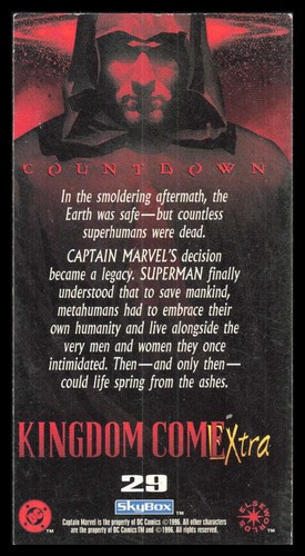 1996 Skybox DC Comics Kingdom Come Base & Insert Cards You Pick LOW GRADE READ - Picture 27 of 51