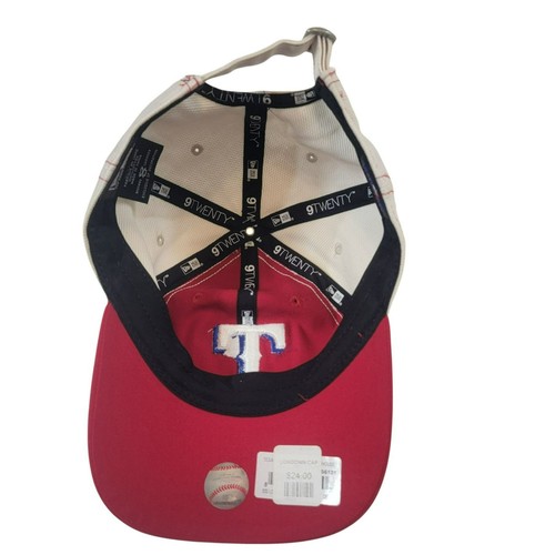 New Era Texas Rangers Ballcap, Unisex Adult, Red & White,Adj Strap,Licensed, NWT - Picture 5 of 7