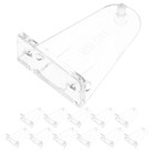  14 Stück Jalousie-Halteklammern: Türjalousien-Unterhalterung, 5,1 cm lange