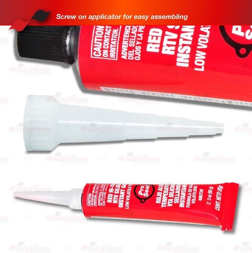 PS High Temp Silicone Adhesive GLUE attach install Brembo BRAKE CALIPER COVERS - Picture 4 of 5