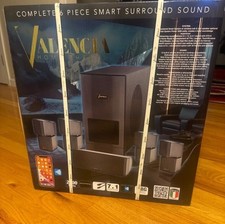 Valencia Home Theater 2600 Watts Complete 6 Piece Smart Surround Sound Theater