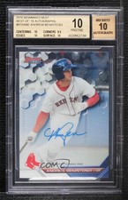 2016 Bowman's Best of Andrew Benintendi #B16-ABE BGS 10 PRISTINE Auto uk2