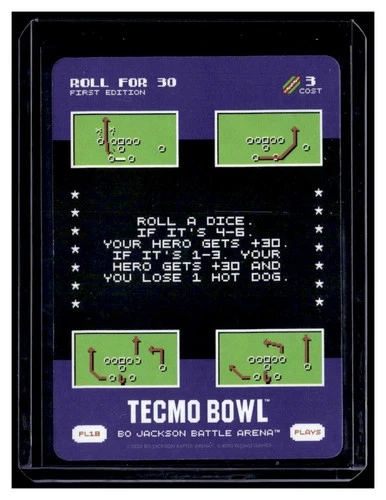 2026 Bo Jackson Battle Arena Tecmo Roll For 30 SP #PL18
