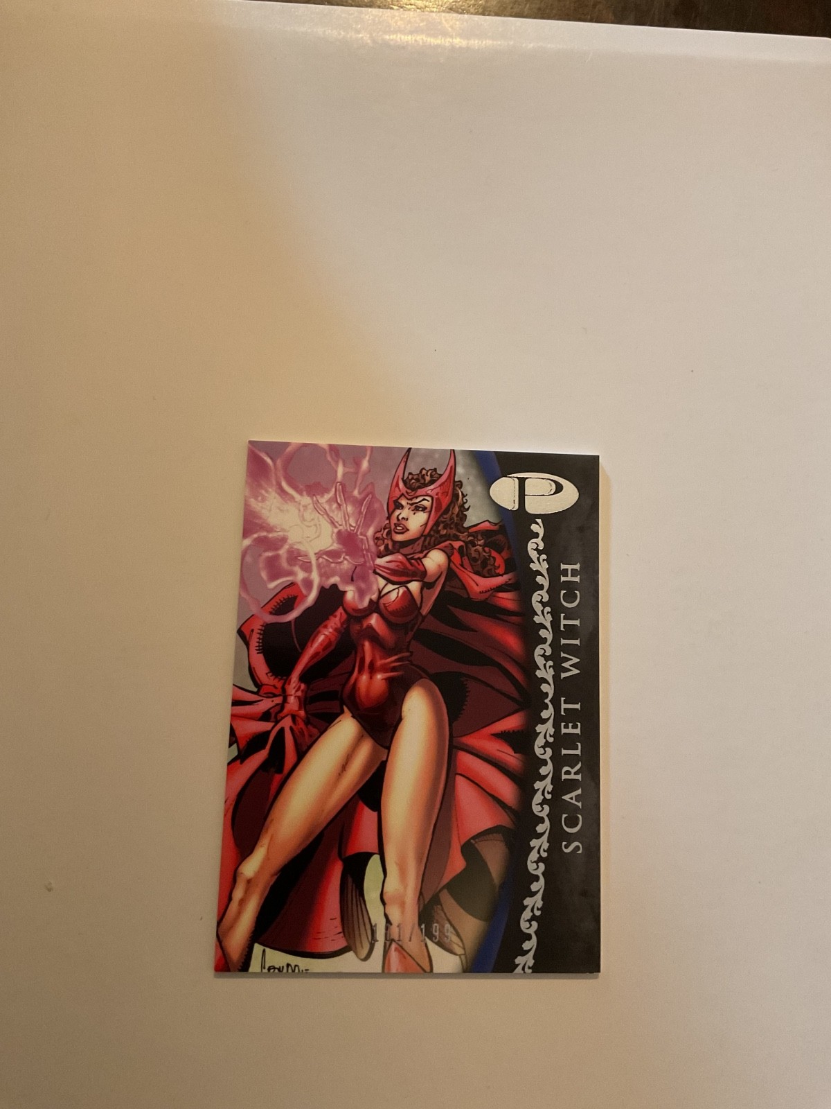 2012 Marvel Premier Scarlet Witch  #/199 Card 19