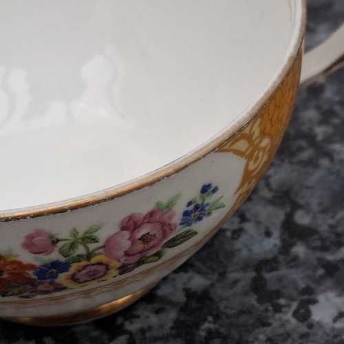 T Goode & Co Vintage Yellow & Floral Pattern Ceramic Cup & Saucer - See Comment - Picture 20 of 22
