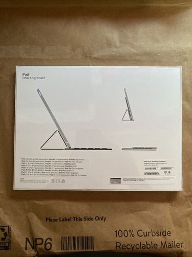 Genuine Apple iPad Pro (10.5-inch) Smart Keyboard A1829 / MX3L2LL/A / New - Picture 2 of 2