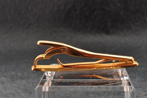 Clip Corbata Marca Francesa "Yves Saint Laurent", Color Oro y Plata Caja Propia. - Imagen 7 de 9