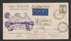 Australia 1937 Registered FDC Cover  1/- Lyre Cessnock NSW Label Unclaimed DLO