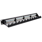 Gold Plated 24 Port Mountable Data Patch Panel High Speed CAT6 CAT-6 Network SAP