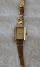 Citizen Quartz Ladies Watch Gold Tone Rectangular 3220-S11308 SMW Vintage Works