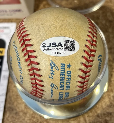 CARL YASTRZEMSKI Signed Baseball BOSTON RED SOX Official AL Ball JSA COA Yaz - Picture 3 of 7