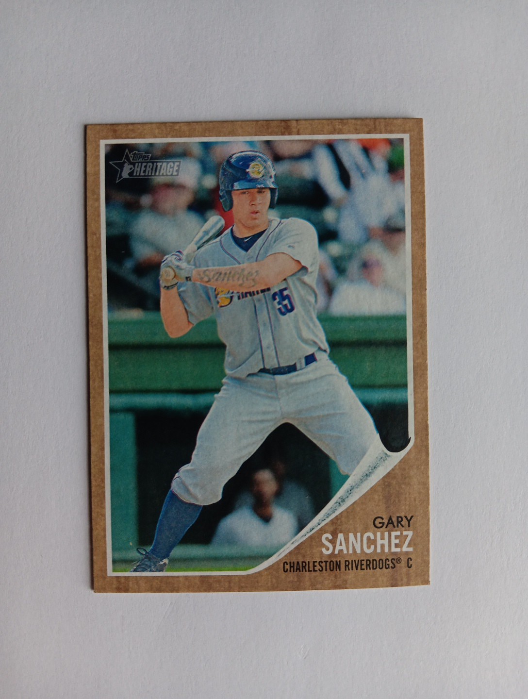 2011 Topps Heritage Minor League Edition #39, Gary Sanchez