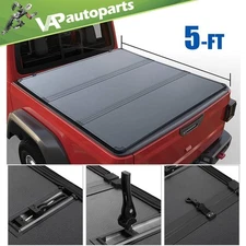 Bed Accessories Tonneau Cover 5FT For 04-06 13 Colorado/Canyon Hard 3-Fold