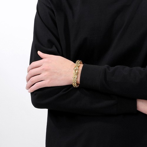 Pulsera nudo regalos para hombre acero inoxidable infinito pulseras Love You Forever - Imagen 3 de 24