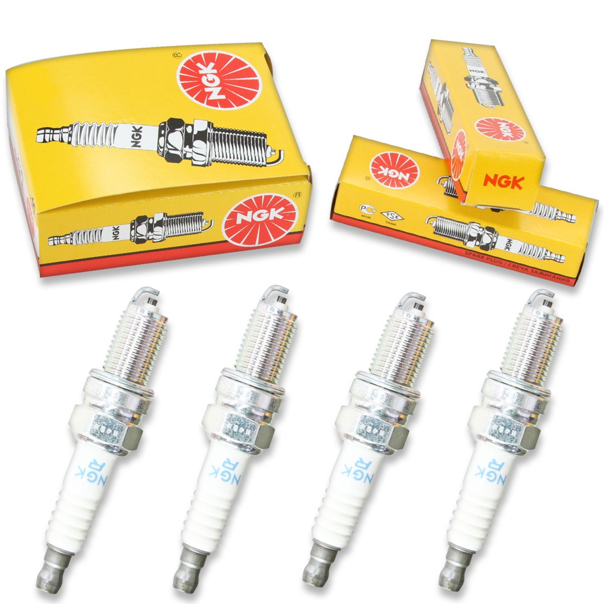 4 pc NGK 3481 DCPR6E Standard Spark Plugs for YR7LPP332W XU20EPRZU XU20EPR-U ql