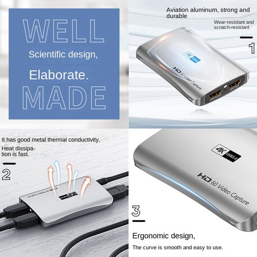1Set USB 3.01080P 60FPS Video Capture Card Live Recording Capture Card1584 - Afbeelding 6 van 7