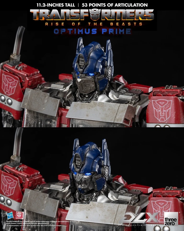 Transformers Rise of the Beasts DLX Action Figure 1/6 Optimus Prime ThreeZero - Immagine 4 di 4