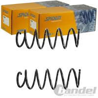 2X Spidan Fahrwerksfedern Satz Vorne Passend FÜR CitroËN Nemo Fiat Fiorino Qubo