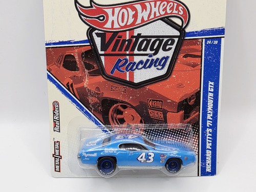 HOT WHEELS VINTAGE RACING PETTY'S '71 PLYMOUTH GTX NEW VERY NICE LB50 - Picture 3 of 9