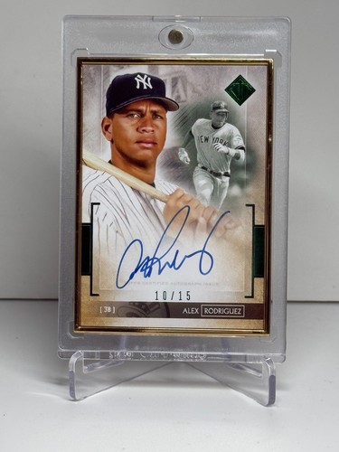 2020 Topps Transcendent Alex Rodriguez Emerald On card auto TCA-AR /15 Yankees - Picture 1 of 2