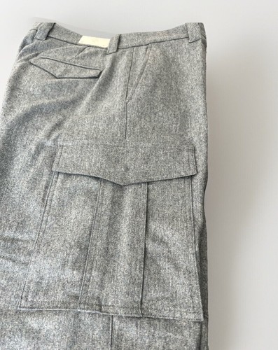 ELEVENTY Grey Wool & Cashmere Casual Utility Pocket Cargo Trousers RRP: £495.00 - Picture 4 of 11