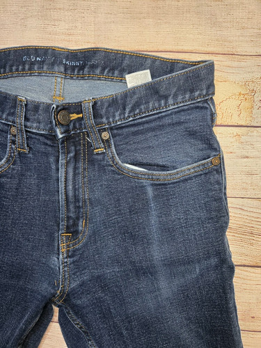 Old Navy Herren Jeans 31x32 Slim Skinny Blau Denim Hose Medium Wash - Bild 1 von 11