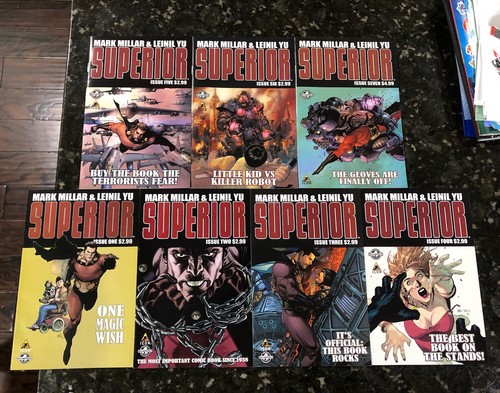 Superior 1-7 2010 Icon Marvel Mark Millar 1 2 3 4 5 6 7 Complete Miniseries Run